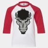 Youth Three Quarter Sleeve Baseball T-Shirt Thumbnail
