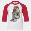 Youth Three Quarter Sleeve Baseball T-Shirt Thumbnail