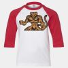 Youth Three Quarter Sleeve Baseball T-Shirt Thumbnail