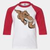 Youth Three Quarter Sleeve Baseball T-Shirt Thumbnail
