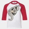 Youth Three Quarter Sleeve Baseball T-Shirt Thumbnail