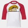 Youth Three Quarter Sleeve Baseball T-Shirt Thumbnail