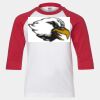 Youth Three Quarter Sleeve Baseball T-Shirt Thumbnail