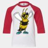 Youth Three Quarter Sleeve Baseball T-Shirt Thumbnail