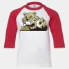 Youth Three Quarter Sleeve Baseball T-Shirt Thumbnail
