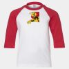 Youth Three Quarter Sleeve Baseball T-Shirt Thumbnail