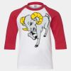 Youth Three Quarter Sleeve Baseball T-Shirt Thumbnail