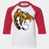 Youth Three Quarter Sleeve Baseball T-Shirt Thumbnail