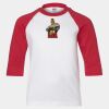 Youth Three Quarter Sleeve Baseball T-Shirt Thumbnail