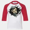 Youth Three Quarter Sleeve Baseball T-Shirt Thumbnail
