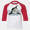 Youth Three Quarter Sleeve Baseball T-Shirt Thumbnail