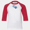 Youth Three Quarter Sleeve Baseball T-Shirt Thumbnail