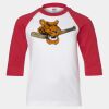 Youth Three Quarter Sleeve Baseball T-Shirt Thumbnail