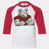 Youth Three Quarter Sleeve Baseball T-Shirt Thumbnail