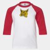Youth Three Quarter Sleeve Baseball T-Shirt Thumbnail