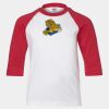 Youth Three Quarter Sleeve Baseball T-Shirt Thumbnail