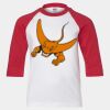 Youth Three Quarter Sleeve Baseball T-Shirt Thumbnail