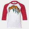 Youth Three Quarter Sleeve Baseball T-Shirt Thumbnail