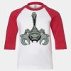 Youth Three Quarter Sleeve Baseball T-Shirt Thumbnail