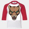 Youth Three Quarter Sleeve Baseball T-Shirt Thumbnail