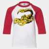 Youth Three Quarter Sleeve Baseball T-Shirt Thumbnail