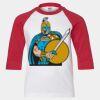 Youth Three Quarter Sleeve Baseball T-Shirt Thumbnail