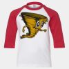 Youth Three Quarter Sleeve Baseball T-Shirt Thumbnail