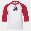Youth Three Quarter Sleeve Baseball T-Shirt Thumbnail