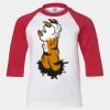 Youth Three Quarter Sleeve Baseball T-Shirt Thumbnail