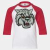 Youth Three Quarter Sleeve Baseball T-Shirt Thumbnail
