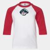 Youth Three Quarter Sleeve Baseball T-Shirt Thumbnail