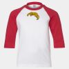 Youth Three Quarter Sleeve Baseball T-Shirt Thumbnail