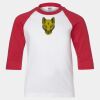 Youth Three Quarter Sleeve Baseball T-Shirt Thumbnail