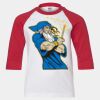 Youth Three Quarter Sleeve Baseball T-Shirt Thumbnail