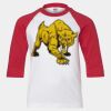 Youth Three Quarter Sleeve Baseball T-Shirt Thumbnail