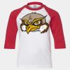 Youth Three Quarter Sleeve Baseball T-Shirt Thumbnail