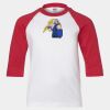 Youth Three Quarter Sleeve Baseball T-Shirt Thumbnail