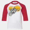 Youth Three Quarter Sleeve Baseball T-Shirt Thumbnail