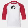 Youth Three Quarter Sleeve Baseball T-Shirt Thumbnail