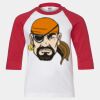 Youth Three Quarter Sleeve Baseball T-Shirt Thumbnail