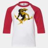 Youth Three Quarter Sleeve Baseball T-Shirt Thumbnail