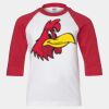 Youth Three Quarter Sleeve Baseball T-Shirt Thumbnail