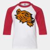 Youth Three Quarter Sleeve Baseball T-Shirt Thumbnail