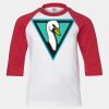 Youth Three Quarter Sleeve Baseball T-Shirt Thumbnail