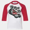 Youth Three Quarter Sleeve Baseball T-Shirt Thumbnail