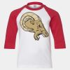 Youth Three Quarter Sleeve Baseball T-Shirt Thumbnail
