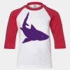 Youth Three Quarter Sleeve Baseball T-Shirt Thumbnail