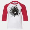 Youth Three Quarter Sleeve Baseball T-Shirt Thumbnail