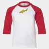 Youth Three Quarter Sleeve Baseball T-Shirt Thumbnail