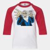 Youth Three Quarter Sleeve Baseball T-Shirt Thumbnail
